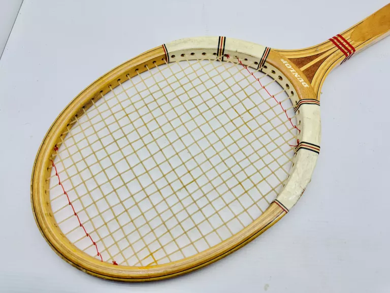 RAKIETA TENISOWA DUNLOP MAXPLY SUPER LASTEK + POKROWIEC PRL VINTAGE RETRO