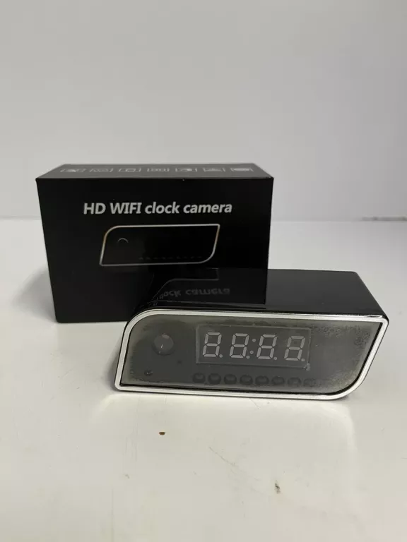 ZEGAR Z UKRYTA MINI KAMERA SZPIEGOWSKA WIFI BUDZIK