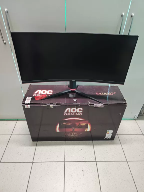 MONITOR AOC CU34G2XP/BK ZAKRZYWIONY
