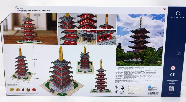 KLOCKI NANOBLOCK NB-031 FIVE-STORIED PAGODA DELUXE EDITION