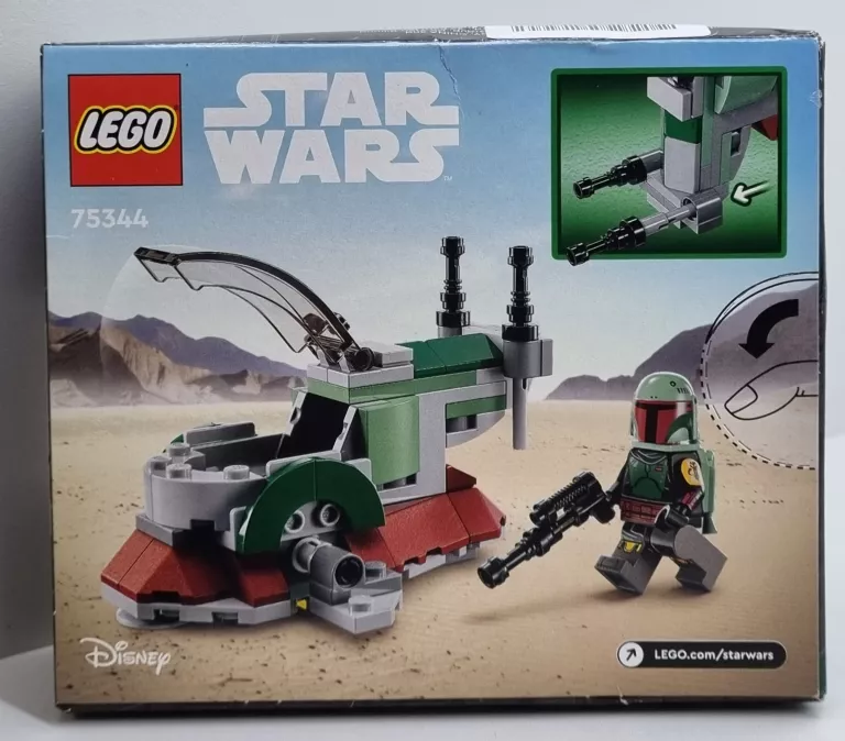LEGO STAR WARS 75344 MIKROMYŚLIWIEC KOSMICZNY BOBY FETTA