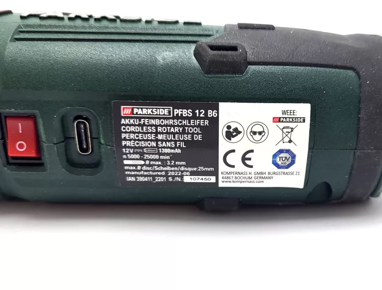MINI SZLIFIERKA PARKSIDE PFBS 12 B6