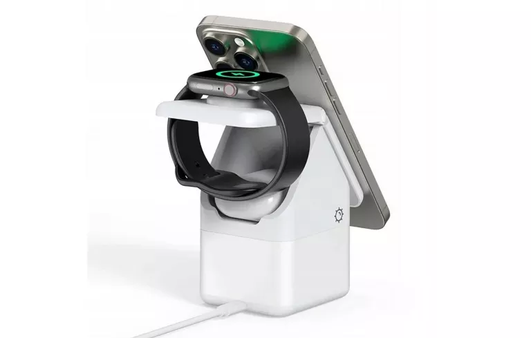 ŁADOWARKA INDUKCYJNA 4W1 15W BEZPRZEWODOWA DO IPHONE AIRPODS WATCH