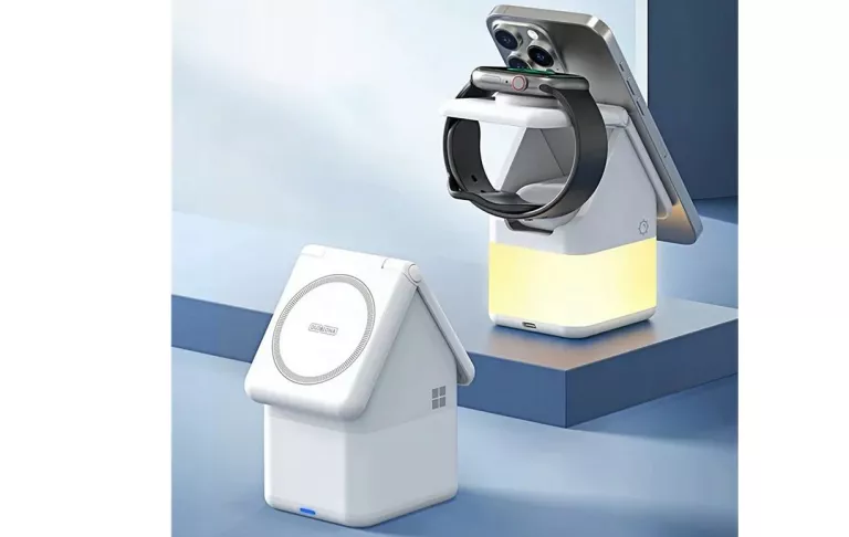 ŁADOWARKA INDUKCYJNA 4W1 15W BEZPRZEWODOWA DO IPHONE AIRPODS WATCH