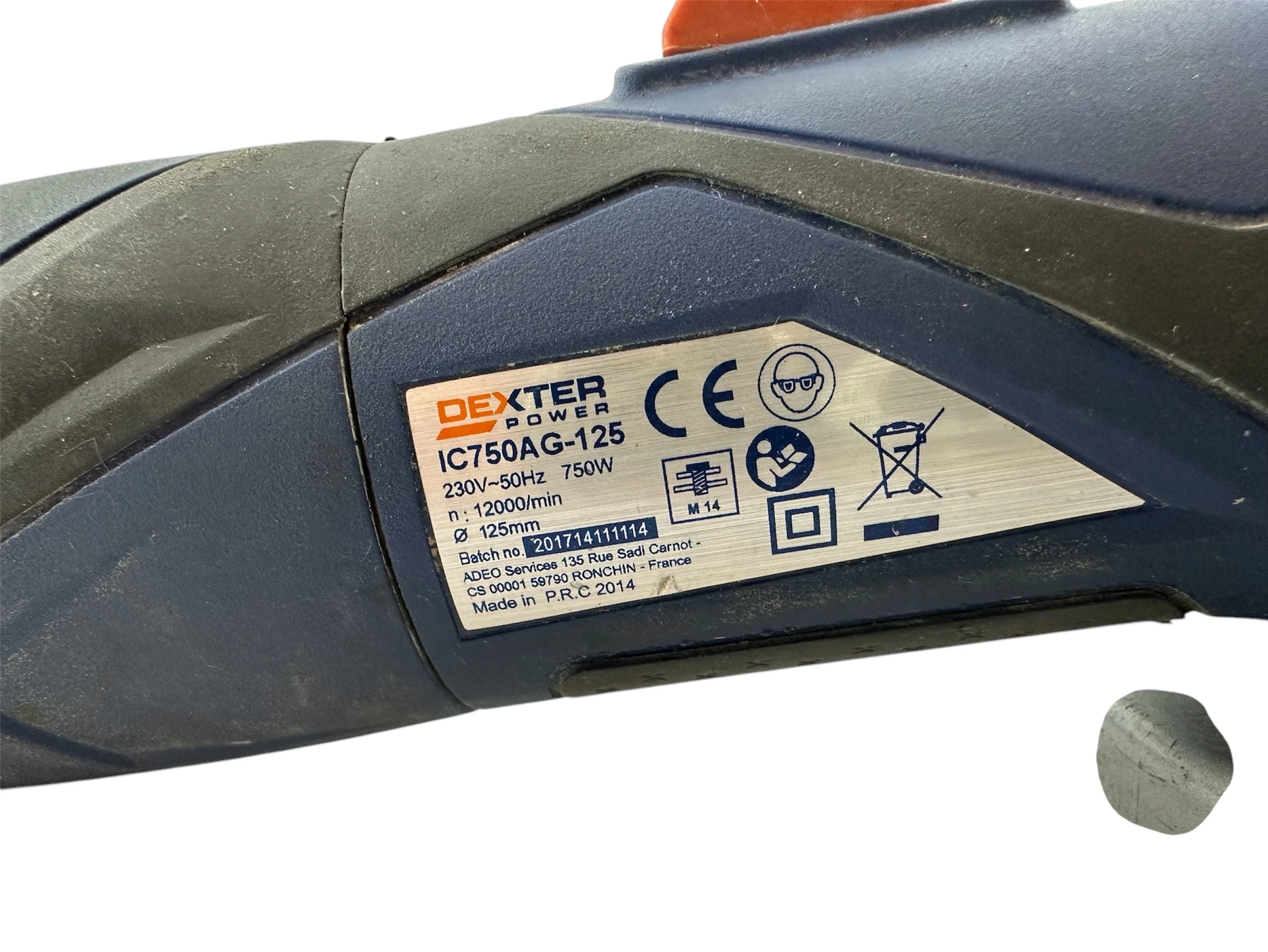 uzywana-szlifierka-katowa-dexter-power-ic750a-g-125-rodzaj-250123-1798302