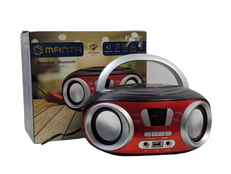 RADIO KUCHENNE BLUETOOTH BOOMBOX MANTA USB AUX FM MODEL MM9210BT