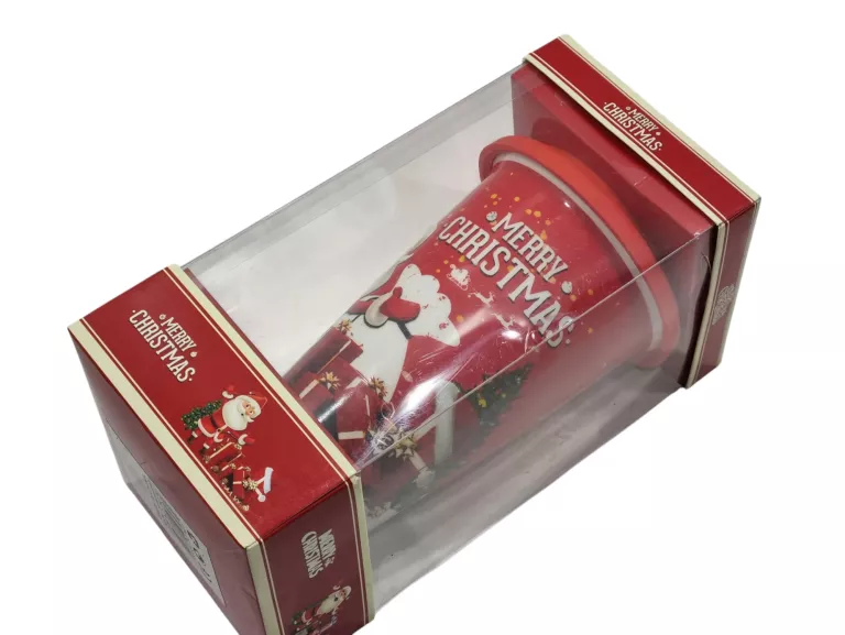 ŚWIĄTECZNY KUBEK TERMICZNY MIKOŁAJ MERRY CHRISTMAS