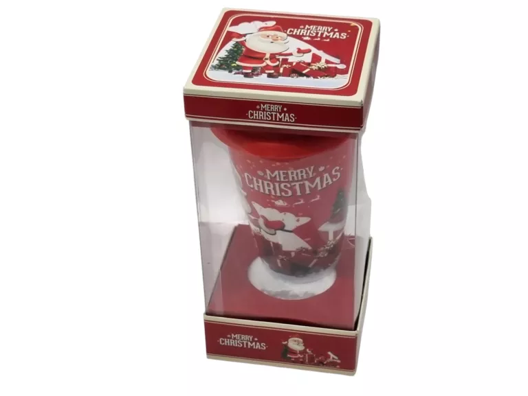 ŚWIĄTECZNY KUBEK TERMICZNY MIKOŁAJ MERRY CHRISTMAS