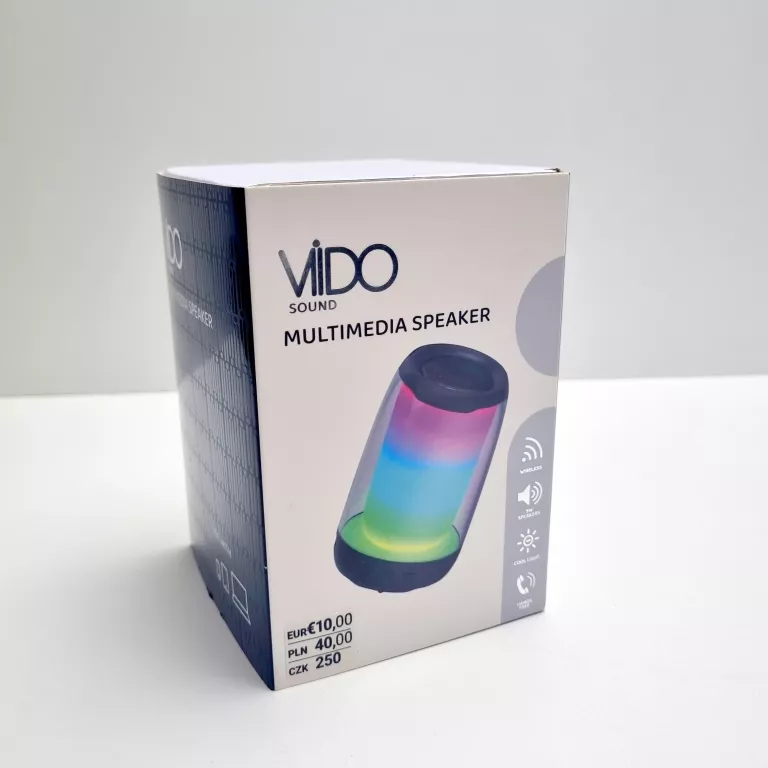 GŁOŚNIK BLUETOOTH VIIDO SOUND LED