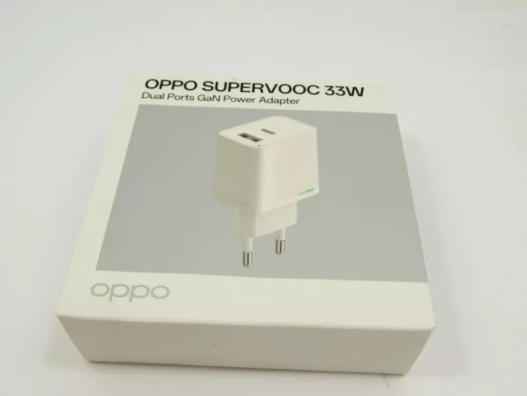 SZYBKA ORYGINALNA ŁADOWARKA SIECIOWA 33W OPPO SUPERVOOC DUAL PORTS