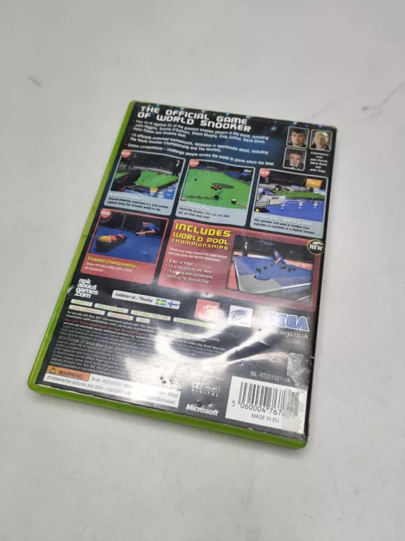XBOX 360 SNOOKER CHAMPIONSHIP 2007