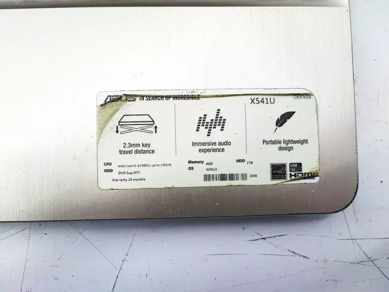 LAPTOP ASUS X541U
