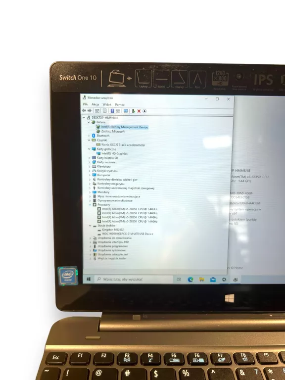 LAPTOP ACER SWITCH ONE 10 N15P2 2/530GB INTEL ATOM