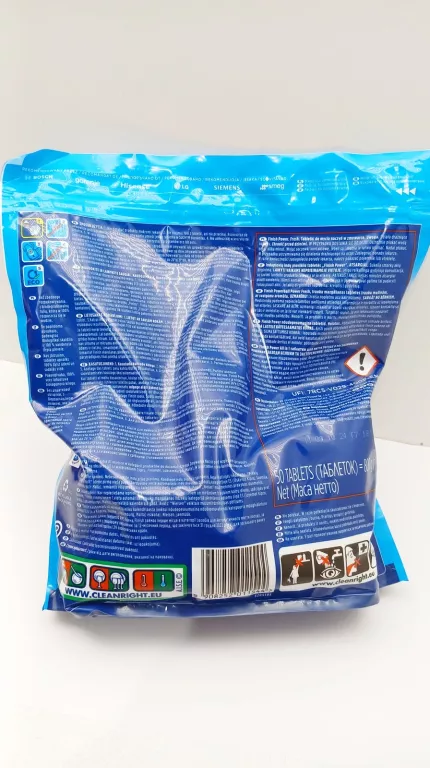 KAPSUŁKI DO ZMYWARKI FINISH POWER ALL IN 1 FRESH 50 SZTUK