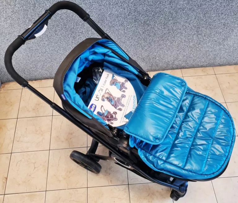 WÓZEK WIELOFUNKCYJNY 2W1 URBAN PLUS CROSSOVER CHICCO NIEBIESKI