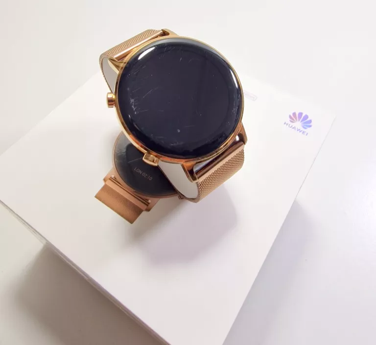 HUAWEI WATCH GT 2 ZŁOTY 42MM KOMPLET