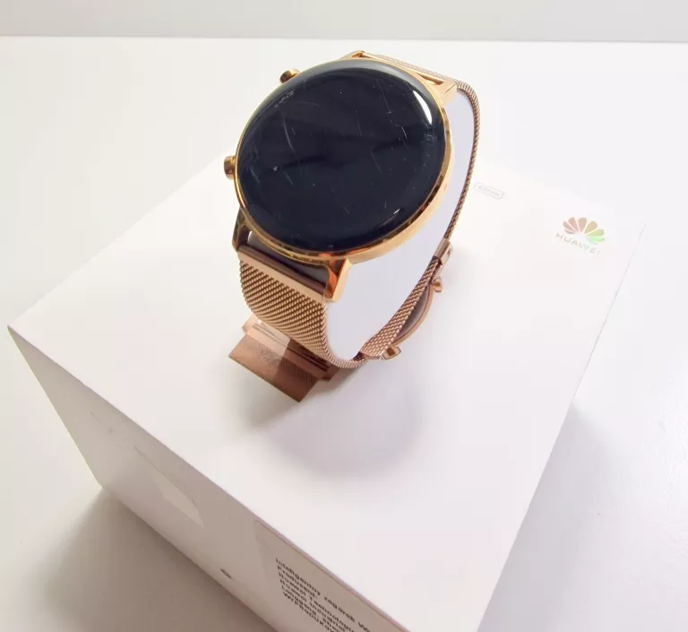 HUAWEI WATCH GT 2 ZŁOTY 42MM KOMPLET