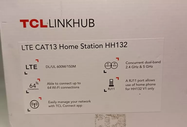 ROUTER TCL LINKHUB HH132 4G LTE ZESTAW
