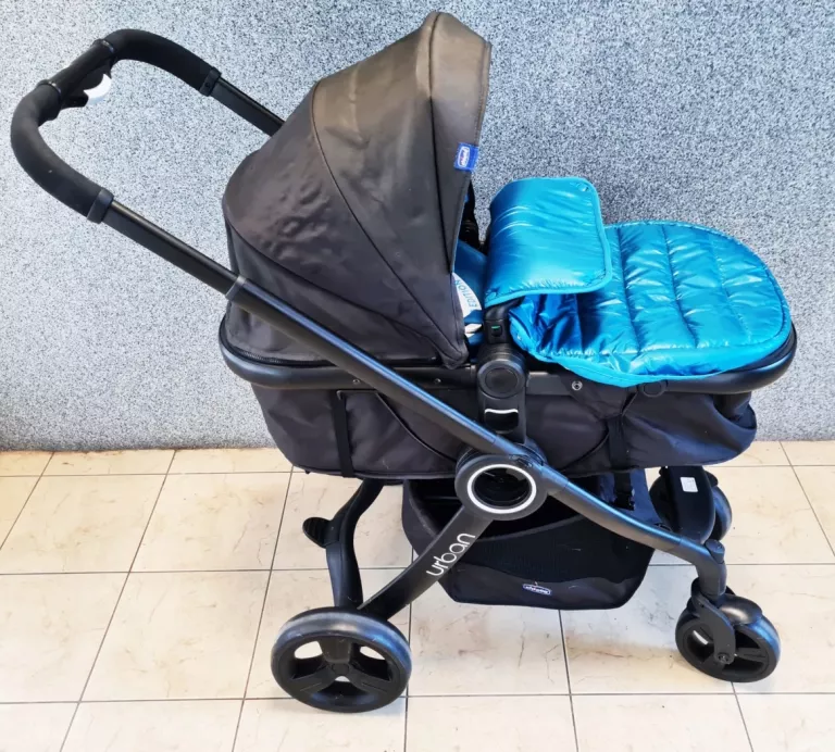 WÓZEK WIELOFUNKCYJNY 2W1 URBAN PLUS CROSSOVER CHICCO NIEBIESKI