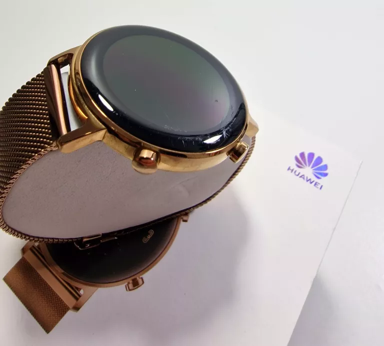 HUAWEI WATCH GT 2 ZŁOTY 42MM KOMPLET
