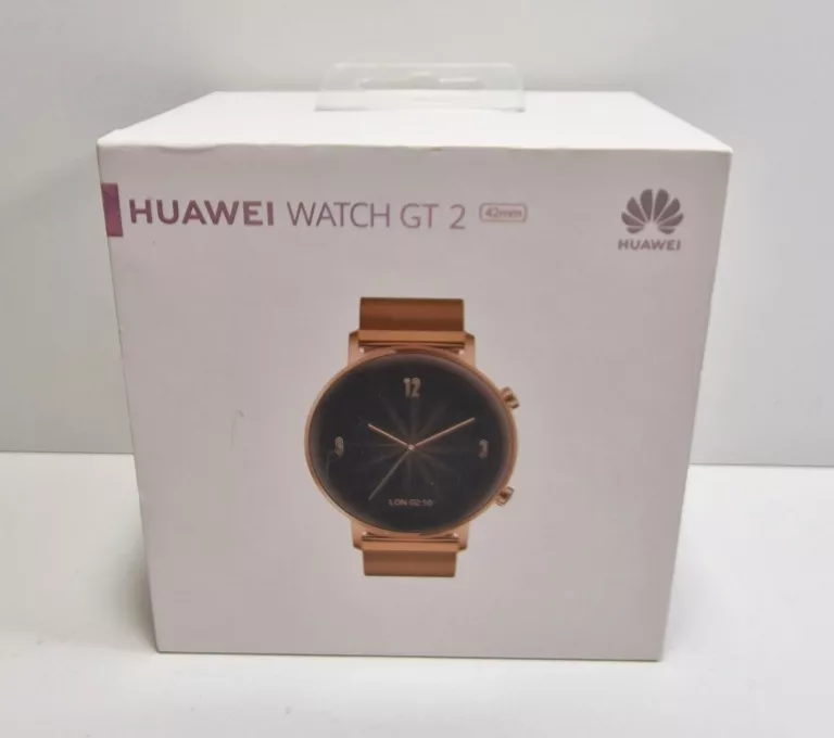 HUAWEI WATCH GT 2 ZŁOTY 42MM KOMPLET