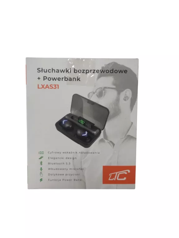SŁUCHAWKI DOKANAŁOWE LAMEX LXAS31 CZARNY