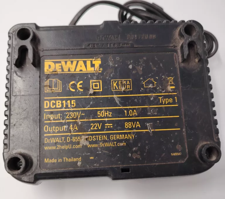ŁADOWARKA DEWALT DCB115 + BATERIA18V 5AH