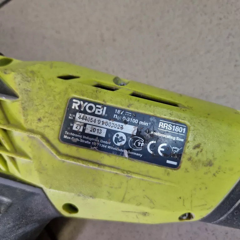 PIŁA SZABLASTA RYOBI RRS1801 18V SAMO BODY
