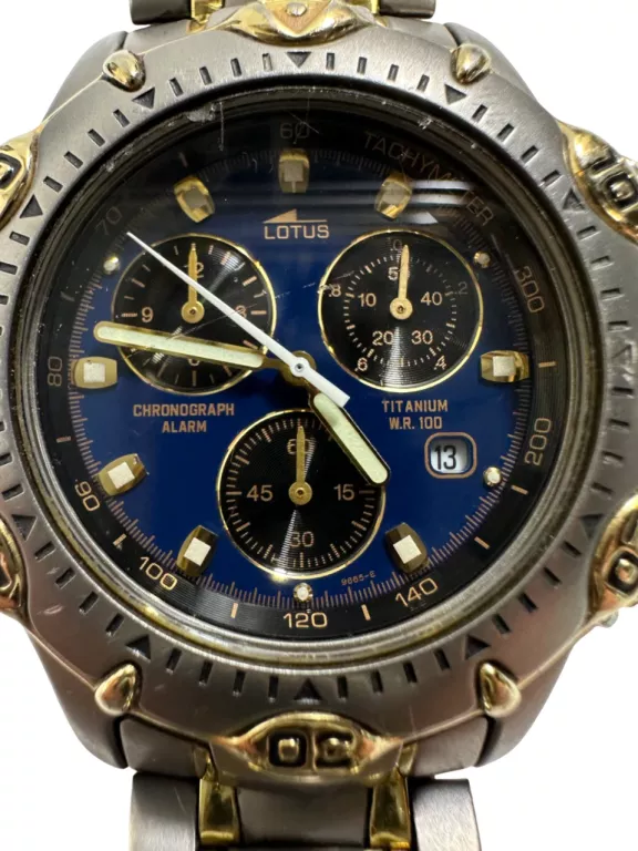 ZEGAREK MĘSKI LOTUS TITANIUM 9665 CHRONOGRAPH 10 ATM W PUDEŁKU