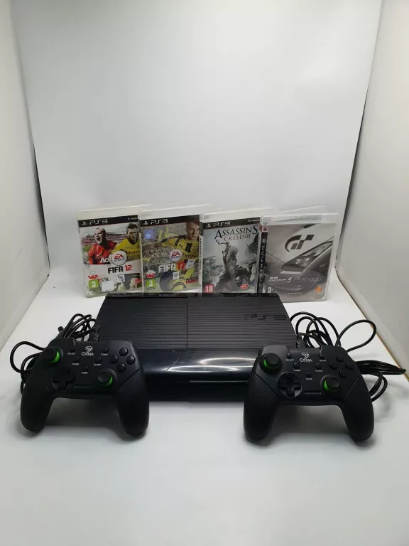 KONSOLA PS3 500GB 2X PAD GRY GRATIS