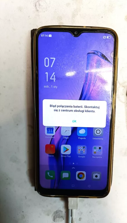 TELEFON OPPO A31 4/64 NIE ŁADUJE
