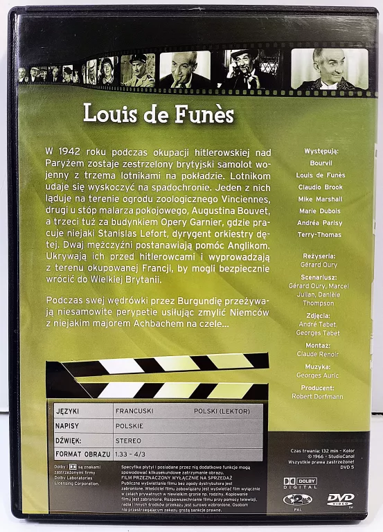 FILM DVD WIELKA WŁÓCZĘGA 3 LOUIS DE FUNES