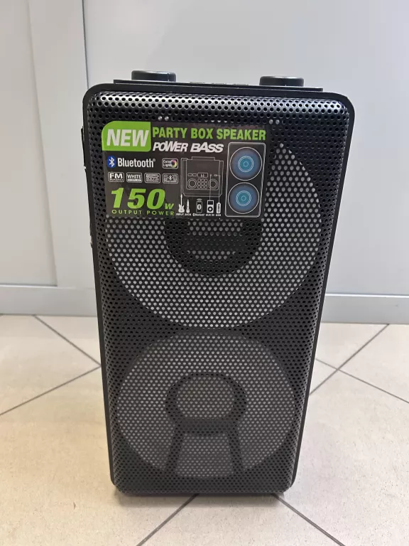 GŁOŚNIK PODŚWIETLANY LED PRZENOŚNY BLUETOOTH PARTY BOX MUSE M-1805 DJ