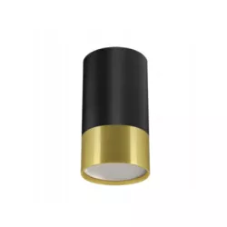 STRUHM DOWNLIGHT NATYNKOWY TUBA SUFITOWA GLAMOUR PUZON GU10 ZŁOTY CZARNY