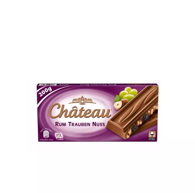 CHOCEUR RUM TRAUBEN NUSS 200G CZEKOLADA Z RUMEM