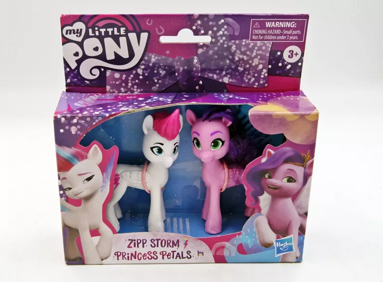 MY LITTLE PONY ZESTAW KUCYKÓW 2PAK ZIPP STORM I PRINCESS PETALS + CZESANIE