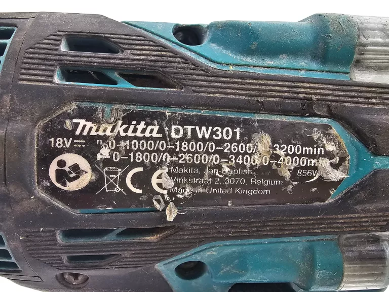 KLUCZ UDAROWY MAKITA DTW301 AKUMULATOR 18V 5,0AH