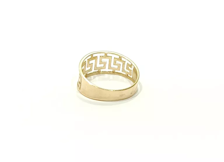 INTERESUJĄCY ZŁOTY PIERŚCIONEK 585 2,06G