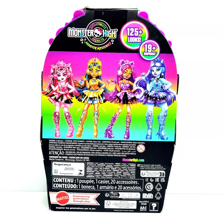 MONSTER HIGH STRASZYSEKRETY CLAWDEEN WOLF