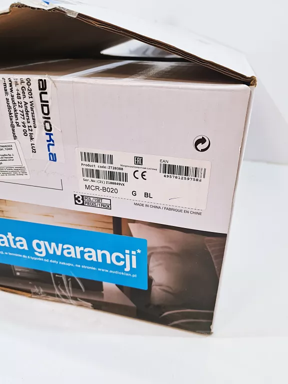 YAMAHA MCR-B020 MINI WIEŻA CZARNY