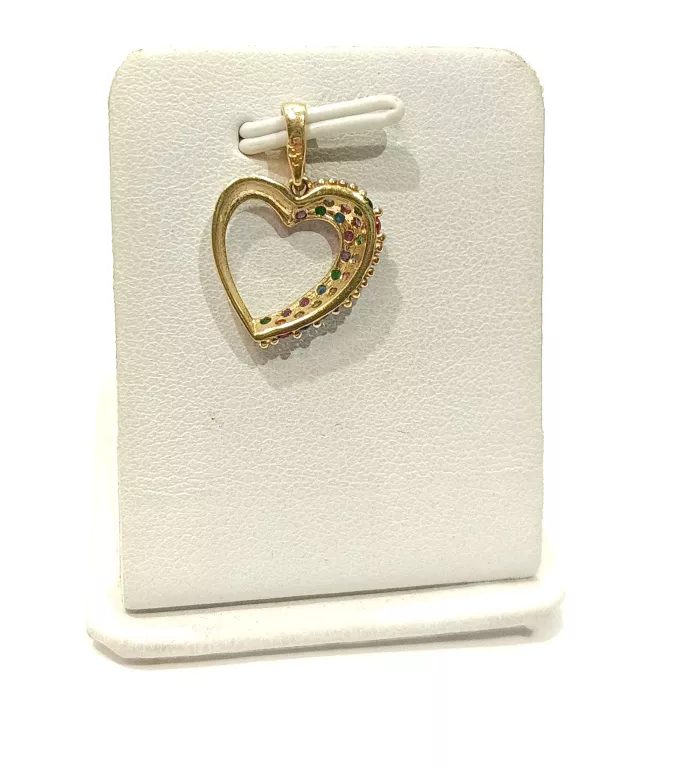 PIĘKNA ZAWIESZKA SERCE 585 1,27G