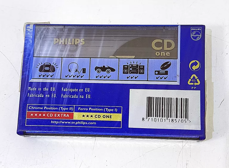 KASETA MAGNETOFONOWA PHILIPS CD ONE 90 TYPE I / FERRO POSITION