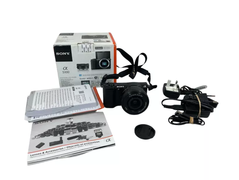 APARAT SONY ALPHA A5100 BEZLUSTERKOWIEC + OBIEKTYW