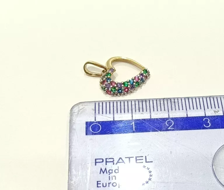 PIĘKNA ZAWIESZKA SERCE 585 1,27G
