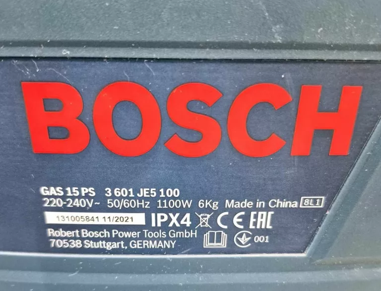 ODKURZACZ PRZEMYSŁOWY BOSCH GAS 15 PS