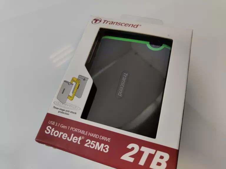 DYSK ZEWNĘTRZNY USB TRANSCEND STORE JET 25M3 2TB