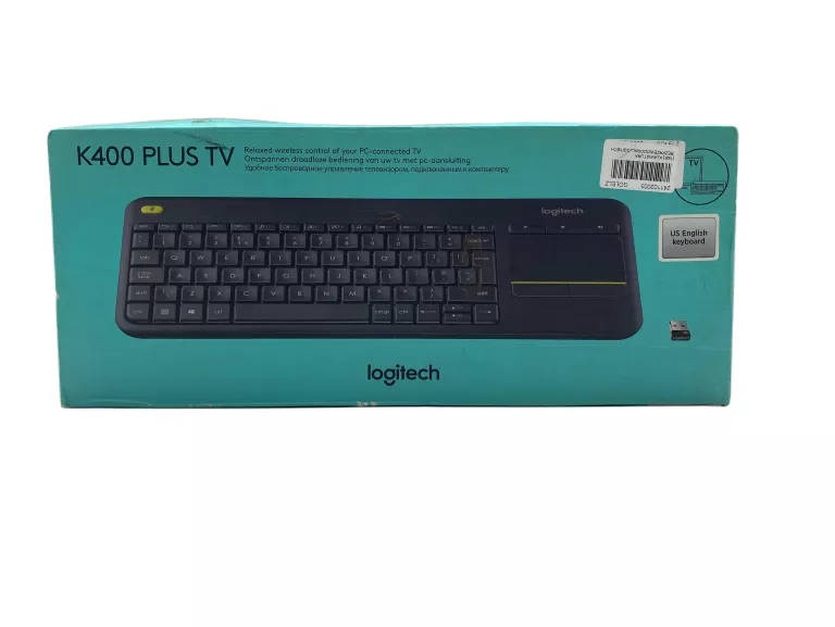 KLAWIATURA BEZPRZEWODOWA LOGITECH K400 PLUS TOUCH SMART TV KOMPUTER PC KAR