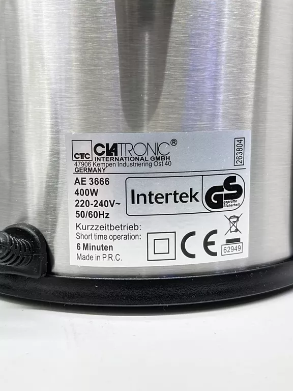 SOKOWIRÓWKA CLATRONIC AE 3666