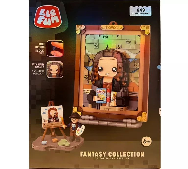 KLOCKI ELEFUN PORTRET 3D FANTASY COLLECTION 643 EL.