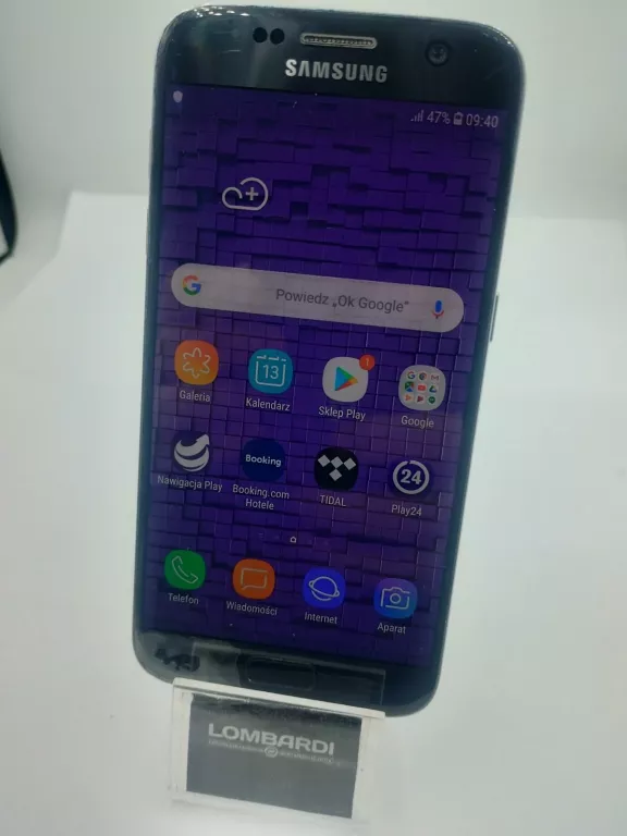 SAMSUNG GALAXY S7 32/4 WYPALA SIĘ EKRAN USZKODZONY